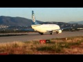 OLYMPIC AIRLINES ATHENS-THESSALONIKI taxi, departure AND landing 737-400 SX-BKU