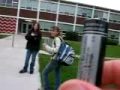 Jackie likes throwing batteries