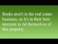 Introduction to Bulk Bank REO Property Investing