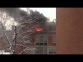 SUNY Oneonta Matteson Hall fire - YouTube