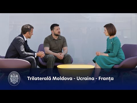 The Head of State discussed with Presidents Emmanuel Macron and Volodymyr Zelenskyy the next steps of Moldova and Ukraine on the European path