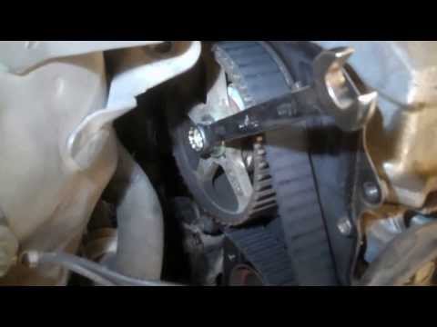 Timing belt replacement Toyota Camry 2000 2.2L  4 cylinder Water pump PART 1 remove replace