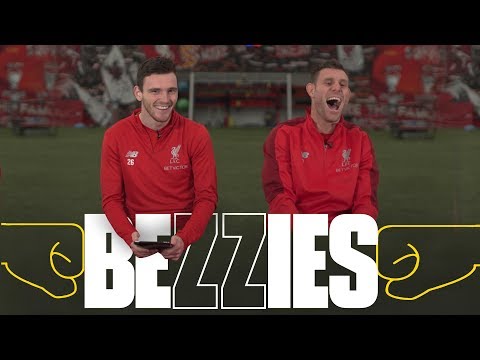 Video: BEZZIES with Milner and Robertson | 'I had to phone my Dad for one of the answers'