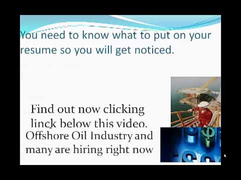 how to work on oil rigs with no experience