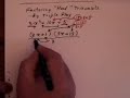 Factoring the hard trinomial using \"triple play\"