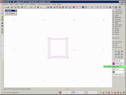 DataCAD 12 - A Interface do Programa