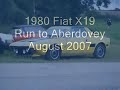 FIAT X19 1980 fast run to Aberdovey July 2007