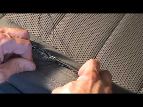 how to patch cloth car seat