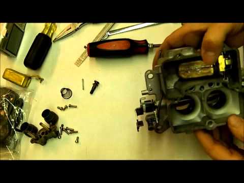 how to rebuild two barrel carburetor