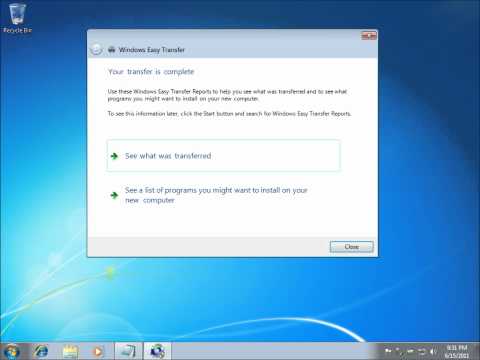 how to windows easy transfer xp