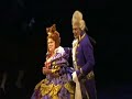 the wedding chorale - beggars at the feast performed by gary beach, jenny galloway & adam jacobs.  
may be slighty out of sync.