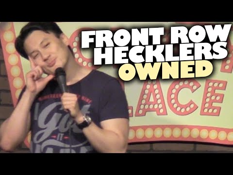 Funny Asian Comedian SCHOOLS Three Hecklers (UNCENSORED)
