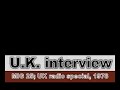 U.K. 1978 radio interview Eddie Jobson John Wetton U.K. 1978 radio interview Eddie Jobson John Wetton