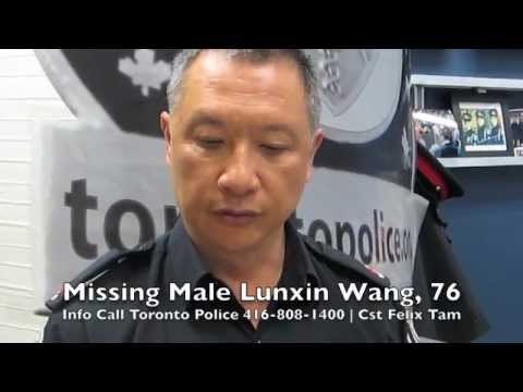 Chinese English Lunxin Wang Missing Man Kensington Market Toronto Info Call Police 416-808-1400