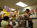 Shannon, Sidney, and Temeka Trader Joe's Samples