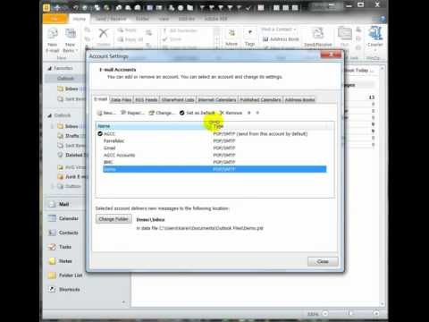 how to remove email account from outlook