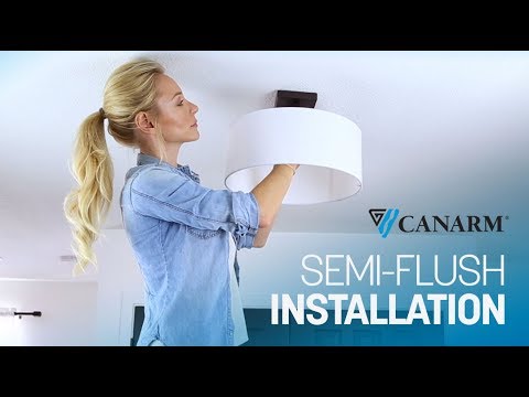 video-linktoworks-How to Install a Semi Flush Mount Light | Canarm