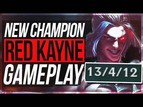 KAYN IS SO BROKEN!! - Red Form Kayn Jungle Gameplay (Darkin Form) - League of Legends