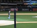 james hong (hannibal chew) air pitches to fellow blade runner actor joe turkel (eldon tyrell), who gets to enact his life-long dream of hitting a home run at a major-league ballpark (petco park).