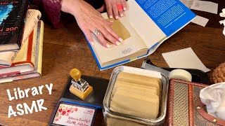 ASMR~Library chores (No talking) Checking in books