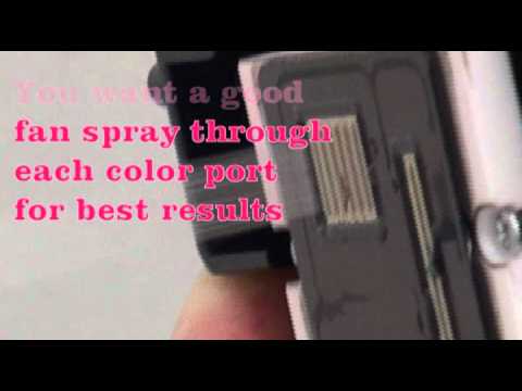 how to unclog brother printhead