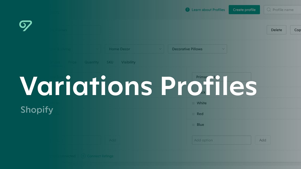 Variations Profiles | Shopify
