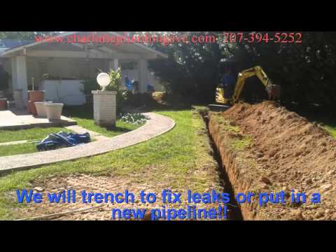 how to drain main water line