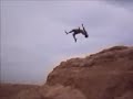 awale mara radi l3ab fiha parkour (la premiere pas vire le parkour)