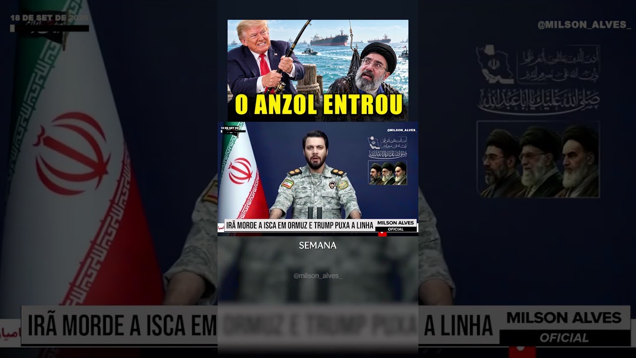 Irã MORDE A ISCA em Ormuz e Trump PUXA A LINHA