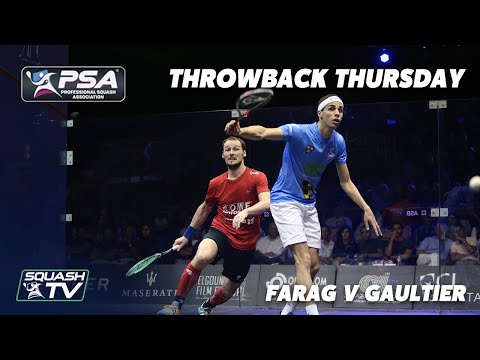 Squash: #ThrowbackThursday - Farag v Gaultier - El Gouna 2018 Semi Final - Extended Highlights