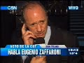 Eugenio Zaffaroni habla de la despenalización