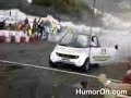Coolest Smart Car Ever! Donuts and All then a Nice Stoppie to Finish.