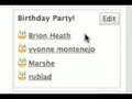 Birthday Party! - Member Birthday Widget for your Ning Websi