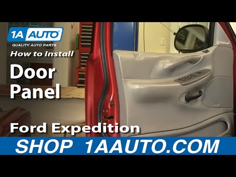 how to remove door panel on 2000 ford f150