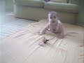Leticia com 6 meses e 10 dias querendo engatinhar