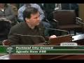 Lars Larson and Tom Klovski address Mayor Sam Adams about trust issues