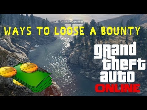 how to get rid of a bounty in gta online