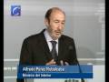Rubalcaba comparece tras las detenciones de tres etarras