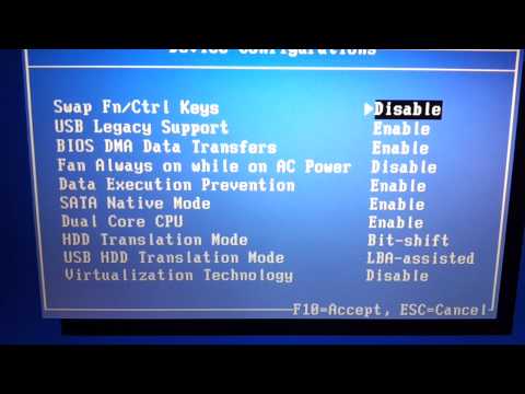 how to enable pxe boot in bios hp