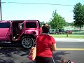 Pink Hummer Limo Bethany Oklahoma Parade