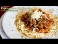 receita de esparguete à bolonhesa