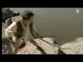 Nigel meets Sarcosuchus, a gigant 15 m Crocodile!