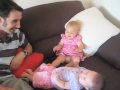 Carmen and Abigail having fun with Brad