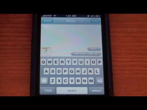 Buzzie for iPhone - The First Google Buzz App!
