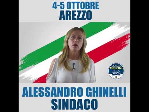 Giorgia Meloni per Alessandro Ghinelli sindaco