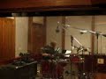 Abe Laboriel Jr. in the studio cutting drums for Kirk Ross