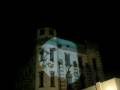 videos de 川越・古い洋風建築に映し出される影絵動画 渡り鳥・泳ぐ金魚