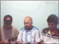 Saludo de Nico Bianchi (con Mich Amed y Ariel Blanco)