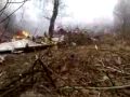 NOWE  Wrak samolotu prezydenta Amatorskie Wideo z miejsca katastrofy  NOWE