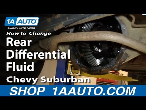 How To Service Change Rear Differential Fluid 2000-06 Chevy Suburban Tahoe GMC Yukon